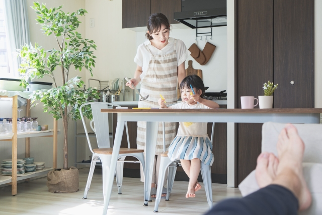 子供と母親