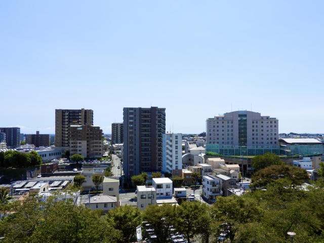 浜松市中央区松城町の都市景観