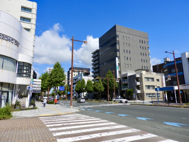 浜松市中央区連尺町の国道257号